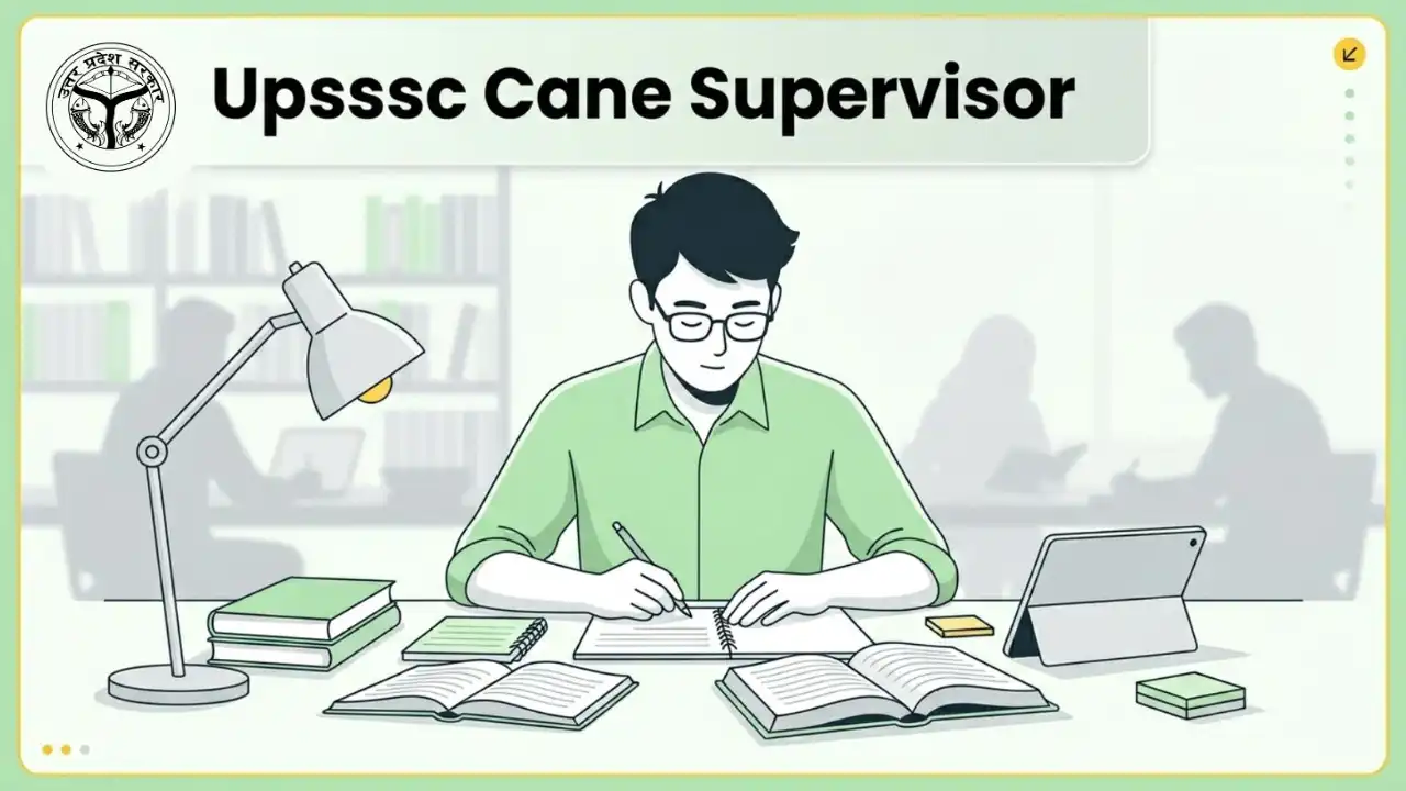 UPSSSC Cane Supervisor Recruitment 2026